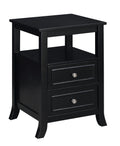Convenience Concepts Melbourne End Table, Black