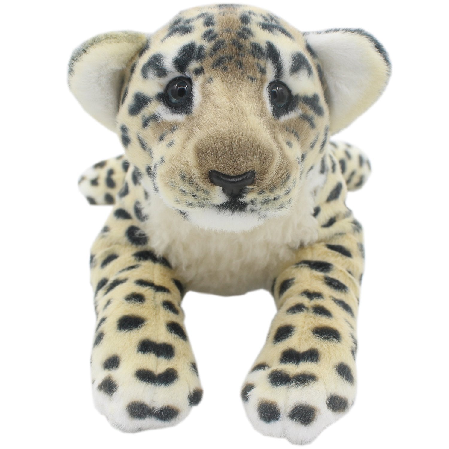 Tagln The Jungle Animals Stuffed Plush Toys Tiger Leopard Panther Lioness Pillows (Brown Leopard, 19 Inch)