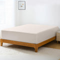 Gokotta Fitted Sheet Only - 15 Inch Pocket, 100% Rayon Made From Bamboo, Super Soft And Cooling Bottom Sheet With Elastic Corner