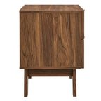 Modway Mod-7050-Wal Soma 2-Drawer Nightstand, Walnut