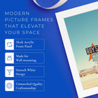 Arttoframes 10X18 Inch White Picture Frame, This 1.25 Inch Custom Poster Frame Is Soft White - Comes With Regular Glass And Corr