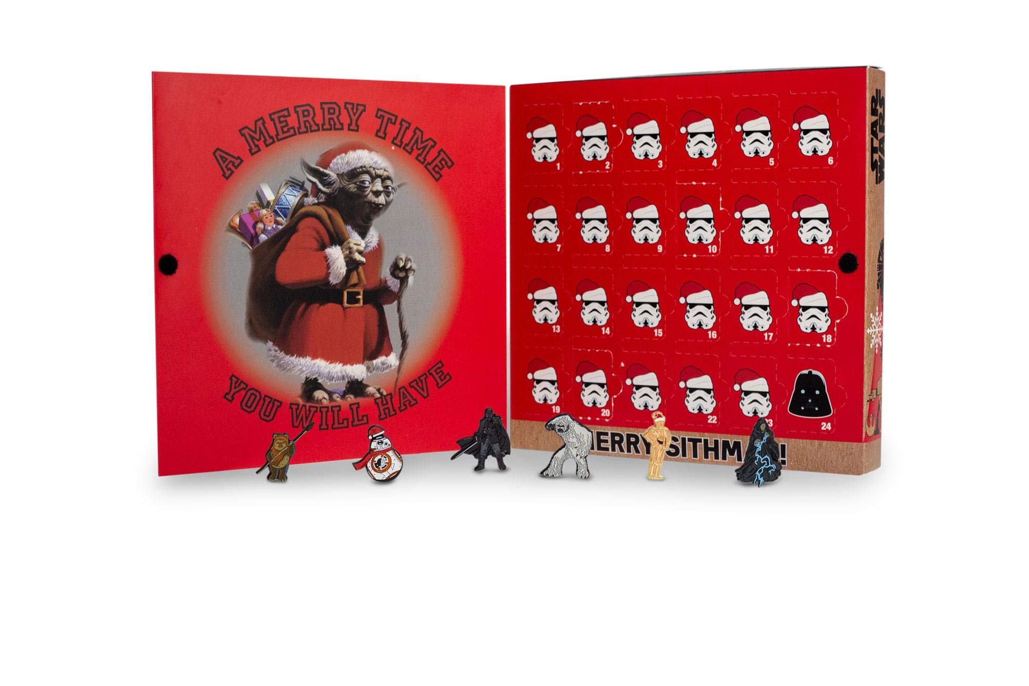 Star Wars Enamel Pins Advent Calendar | 24 Unique Pins | Toynk Exclusive