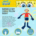 Franco Collectibles Spongebob Squarepants Barnacle Boy Bedding Super Soft Plush Decorative Throw Cuddle Pillow, (Officially Lice