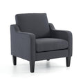 Vingli Accent Chairs For Living Room Chairs Mid Century Modern Chair Sofa Chair Upholstered Arm Chair With Scooped Arms For Bedroom, Apartment, Office, Studio, Waiting Room, Play Room