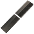 Faluber Wooden Wrist Rest -Mini Size Pack Of 2 -Black Coating -Mechanical Gaming Keyboard Ergonomic Palm Rest -7 Inches/20Mm Thi