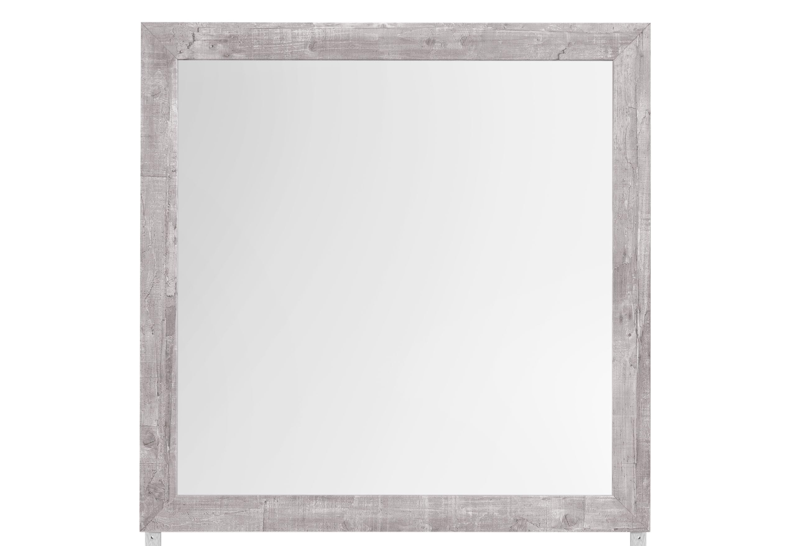 Global Furniture Usa Nolan Light Gray Wooden Mirror