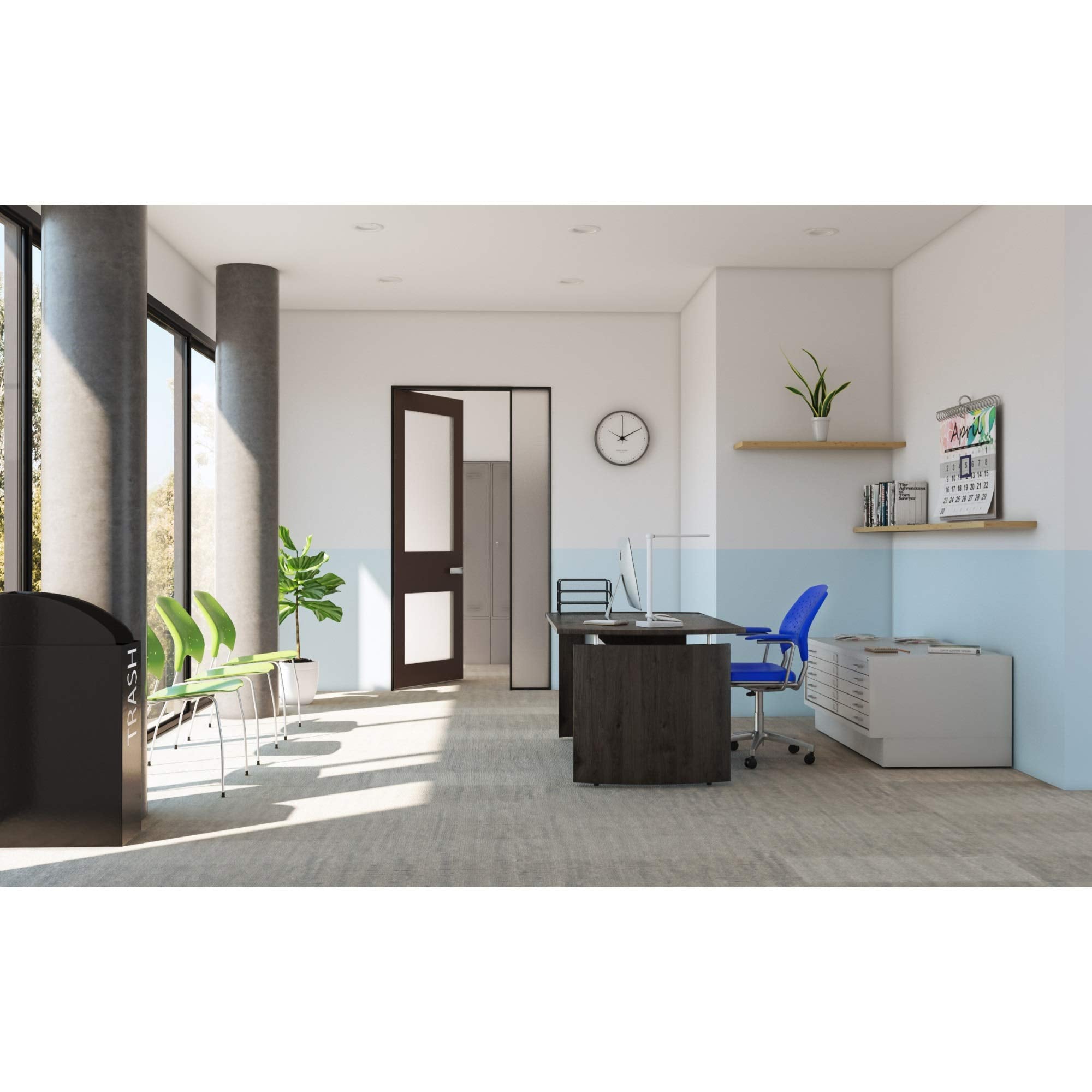 Safco Mixx Recycling Center, Topper Lid