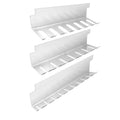 Fulton Woodworking Tools Modular Clamp Rack Assortment with 1 each F-Clamp Rack 1 each Bar/Parallel 1 each PipeClamp Rack Includ