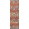 Winslow Wl5 Orange Transitional Rug Runner 2' 6" X 10'
