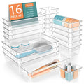 Mechdel Drawer Organizer Set/Bathroom And Dressing Table Trays/Cosmetic Display/Bathroom Cosmetic Organizers/Unbreakable Organiz