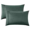 Bedsure Pillow Cases Standard Size Set Of 2 - Forest Green Brushed Microfiber Pillowcases, Super Soft And Cozy Pillowcase, Pillow Case Covers With Envelop Closure, 20X26 Inches