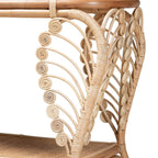Baxton Studio Bastet 39.4-inch W x 16.5-inch D Console Table, Natural Brown (232-13225-HiT)