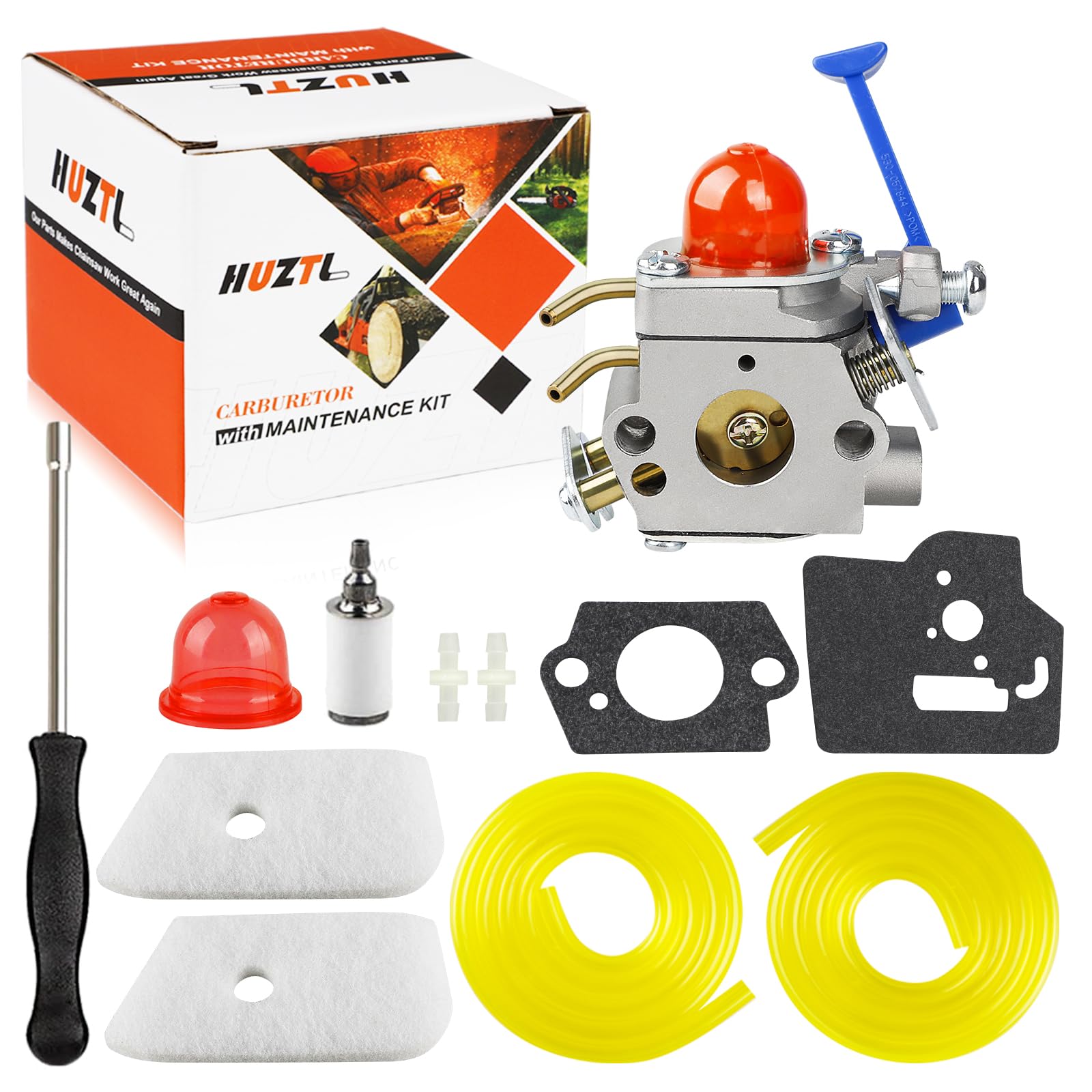 128Ld Carburetor For Husqvarna 128L 128Ldx 128R 128Rj 125R 125Rj 128C 128Cd Trimmer Edger 545081848 C1Q-W40A Carb W Tune Up Kit