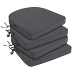 Favoyard Outdoor Chair Cushions 17'X16'X2' Set Of 4 Waterproof Seat Cushion For Patio Furniture With 3-Year Fade Resistant Re