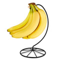 Homeries Banana Holder Modern Rack Hanger Tree Stand Hook for Kitchen Countertop. Satin Nickel Banana Holder Keeper Stand (Matt 