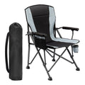 Oversized Folding Camping Chair for Adults, Supports 450 LBS Camping Chairs, Heavy Duty Camping Chair with Side Pockets, Foldabl