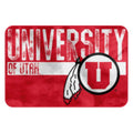 Northwest NCAA Utah Utes Memory Foam Bath Mat, 20 x 30, Worn Out