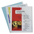 Report Covers, Vinyl, Clear, 8 1/2 X 11, 100/Bx