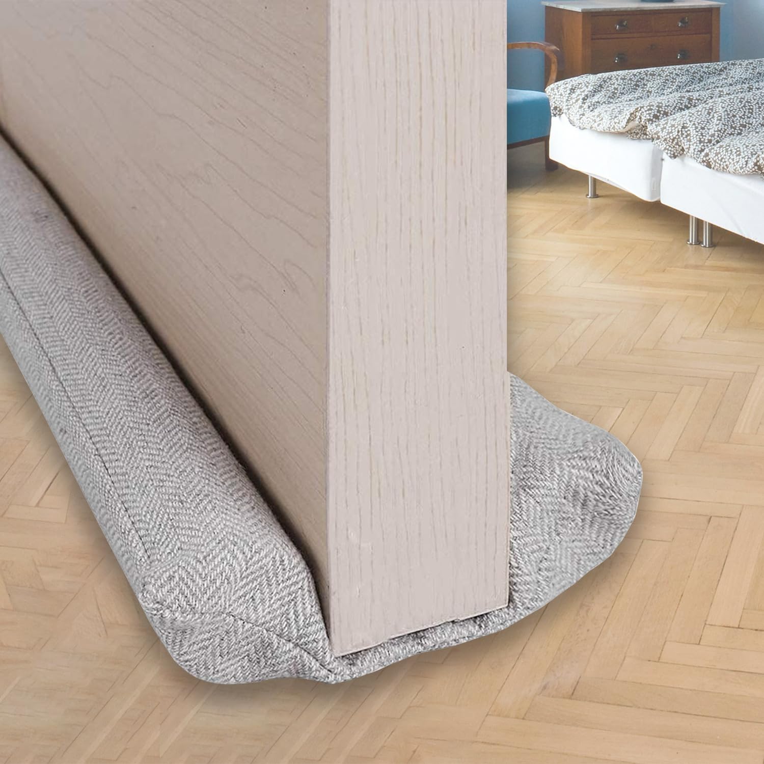 Viseman 36 Inch Under Door Stopper-Door Noise Blocker, Double Sided Door Stopper, Machine-Washable