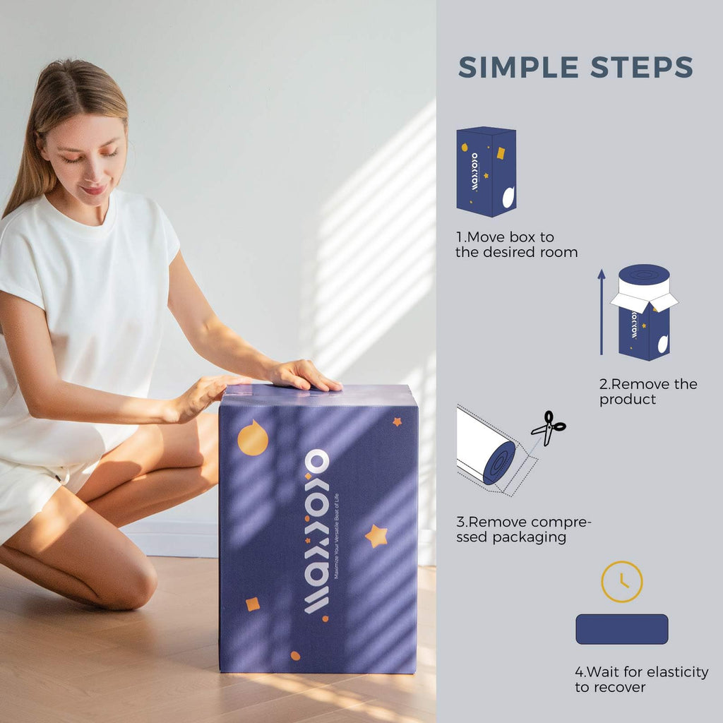 Navy Space Adventure Japanese Floor Futon Mattress, Thicken Tatami Mat Sleeping Pad Foldable Bed Roll Up Mattress Floor Lounger Bed Couches And Sofas For Kids Full Size