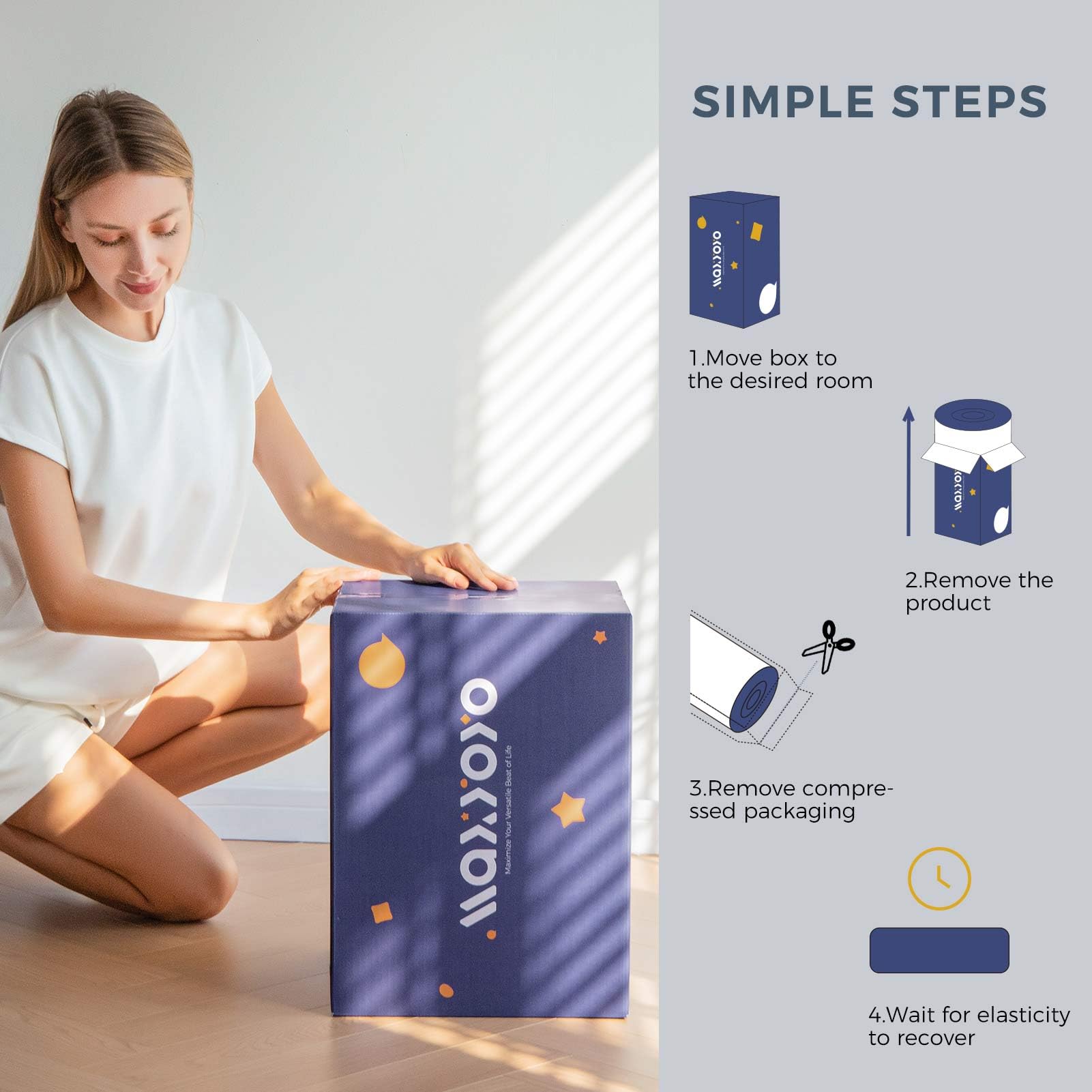 Navy Space Adventure Japanese Floor Futon Mattress, Thicken Tatami Mat Sleeping Pad Foldable Bed Roll Up Mattress Floor Lounger Bed Couches And Sofas For Kids Full Size
