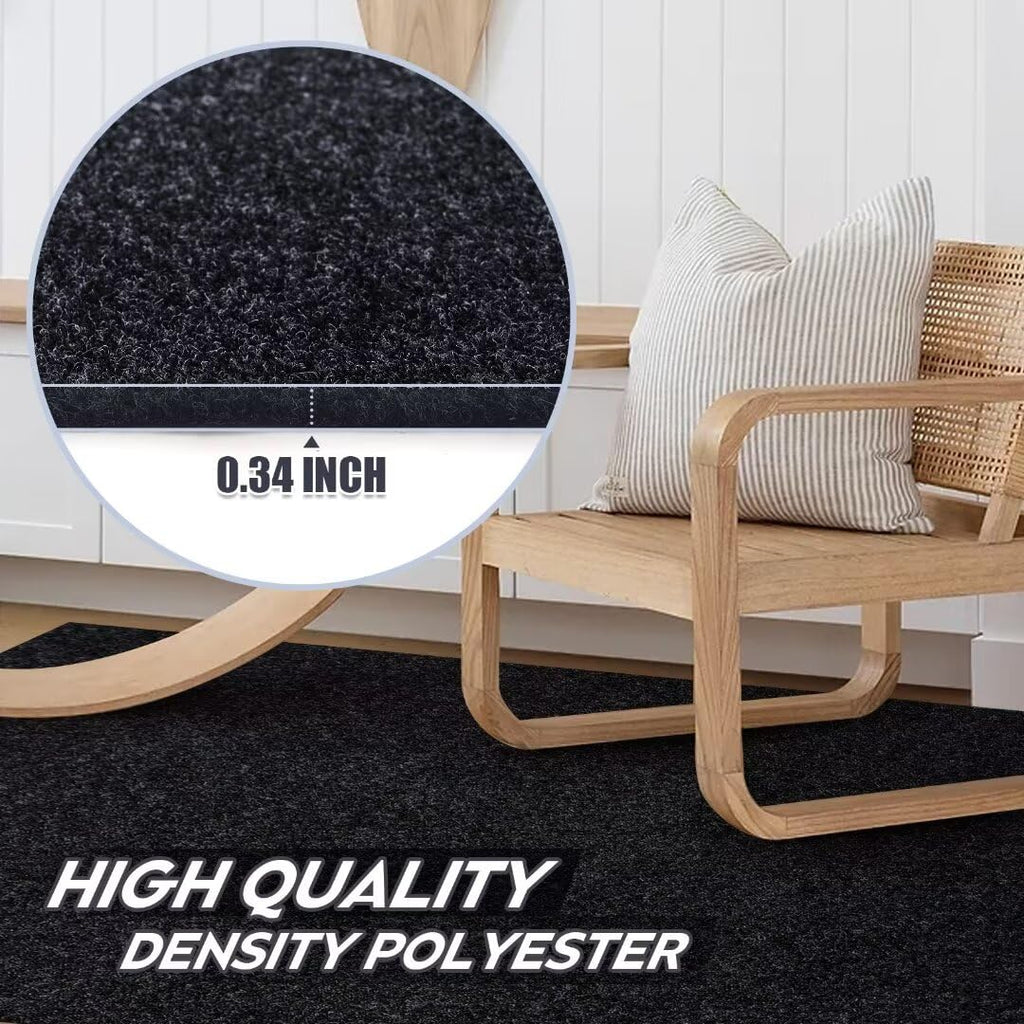 Gotohipi Runner Rug 3'X52'Indoor Outdoor Utility Carpet,Area Rugs With Non Slip Rubber Backing For Hallway Kitchen Entryway Balc