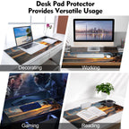 Galdas Gaming Mouse Pad Xxl Xl Large Mouse Pad Mat Long Extended Mousepad Desk Pad Non-Slip Rubber Mice Pads Stitched Edges Thin