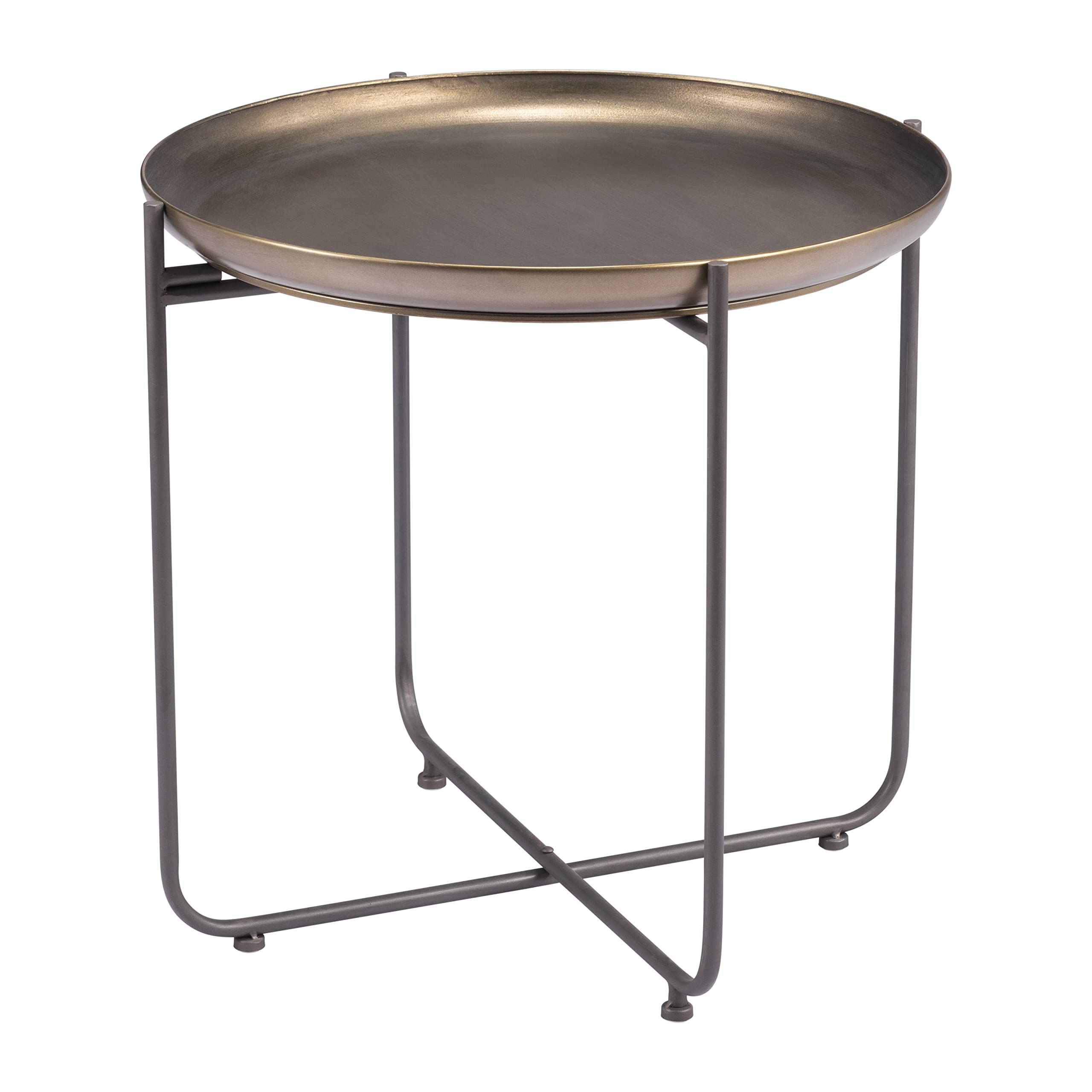 Zuo Bronson Side Table Bronze
