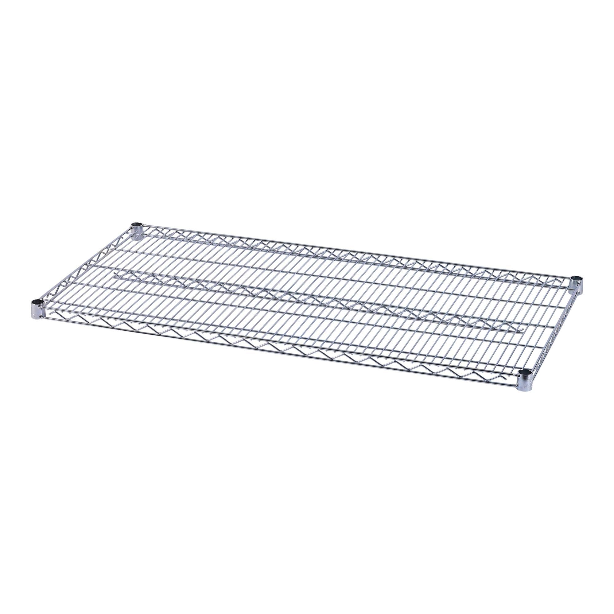 Alera ALE Industrial Wire Shelving Extra Wire Shelves, 48w x 24d, Silver (Case of 2 Shelves)