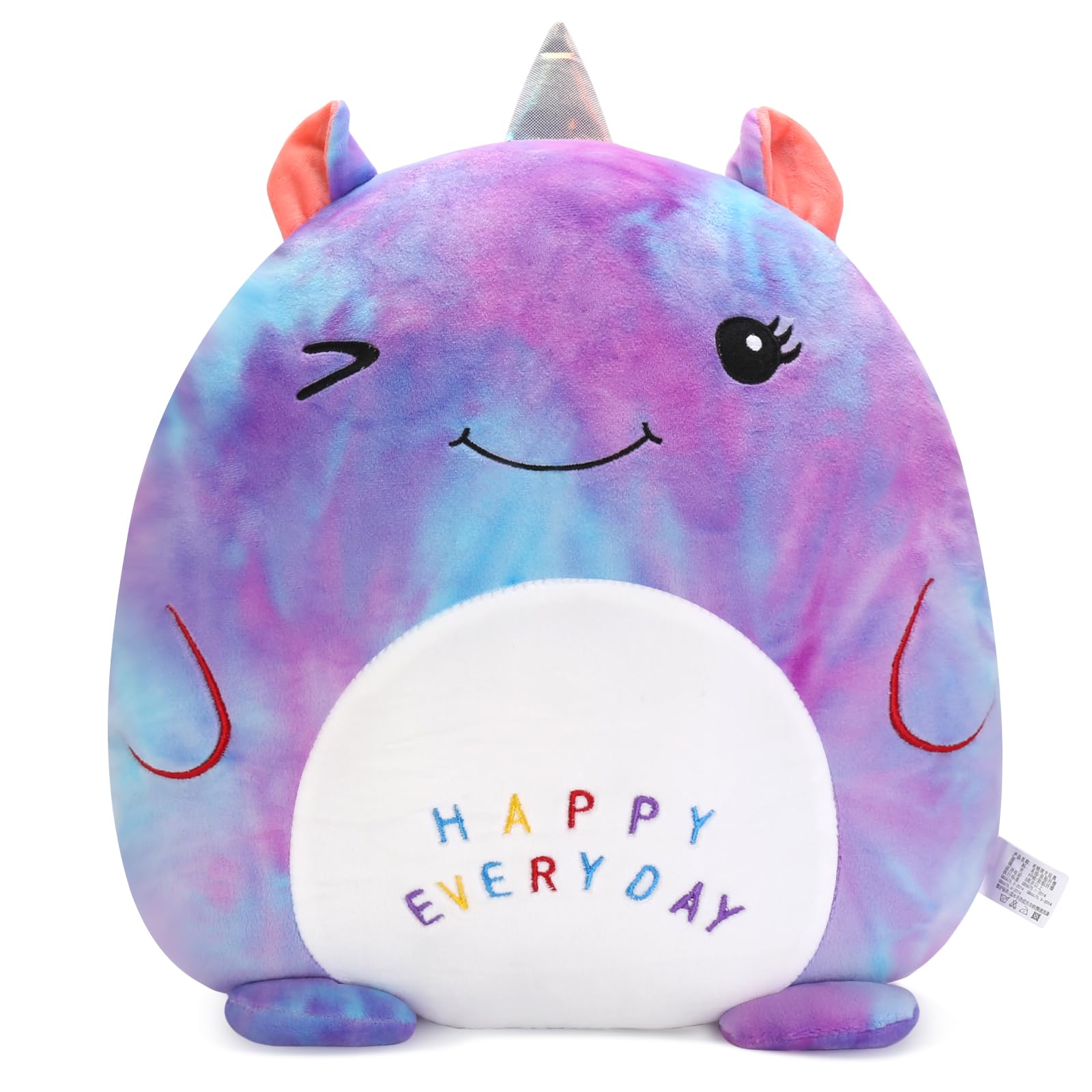 16 Unicorn Plush Toy, Unicorn Stuffed Animal Pillow, Cute Plushies For Girls, Soft Plush Toy Pillow For Hugging, Sleeping, Plush