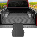 Powoq Truck Bed Mat Compatible With 2020-2025 Jeep Gladiator Jt Bed Mat All Weather Tpe Truck Mat 5 Ft Bed Liner Replacement For