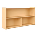 Angeles Value Line Preschool 2-Shelf Storage, 48 L x 27 H, Kids Storage Organizer, Kids Bookshelf for Classroom, Playroom, Nurse
