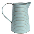 Apsoonsell Shabby Chic Metal Jug Vase Pitcher Flower Holder For Home Decoration
