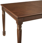 Crosley Furniture Shelby Traditional Wood Dining Room Table, Kitchen Tables, Dark Cherry