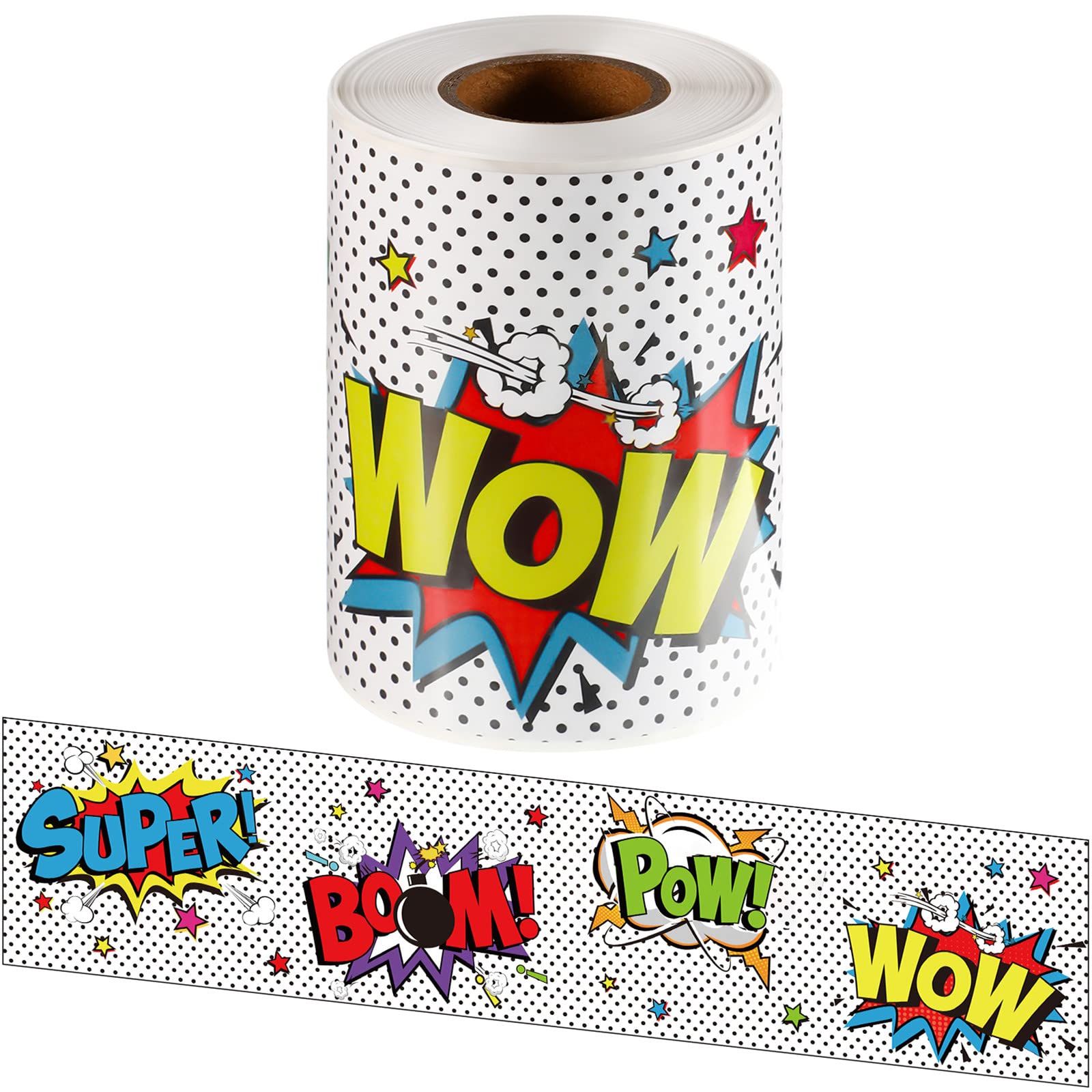 50Ft Bulletin Board Borders Hero Bulletin Board Decorations White Straight Paper Border Trim For Home Classroom Office Wall Chal