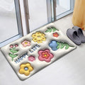 Aktnil 3D Bathroom mat AntiSlip Bath Mat Door mat Quick Drying Water Soak Bathroom Mat Water Absorbent Door Mat Floor Mat, Door