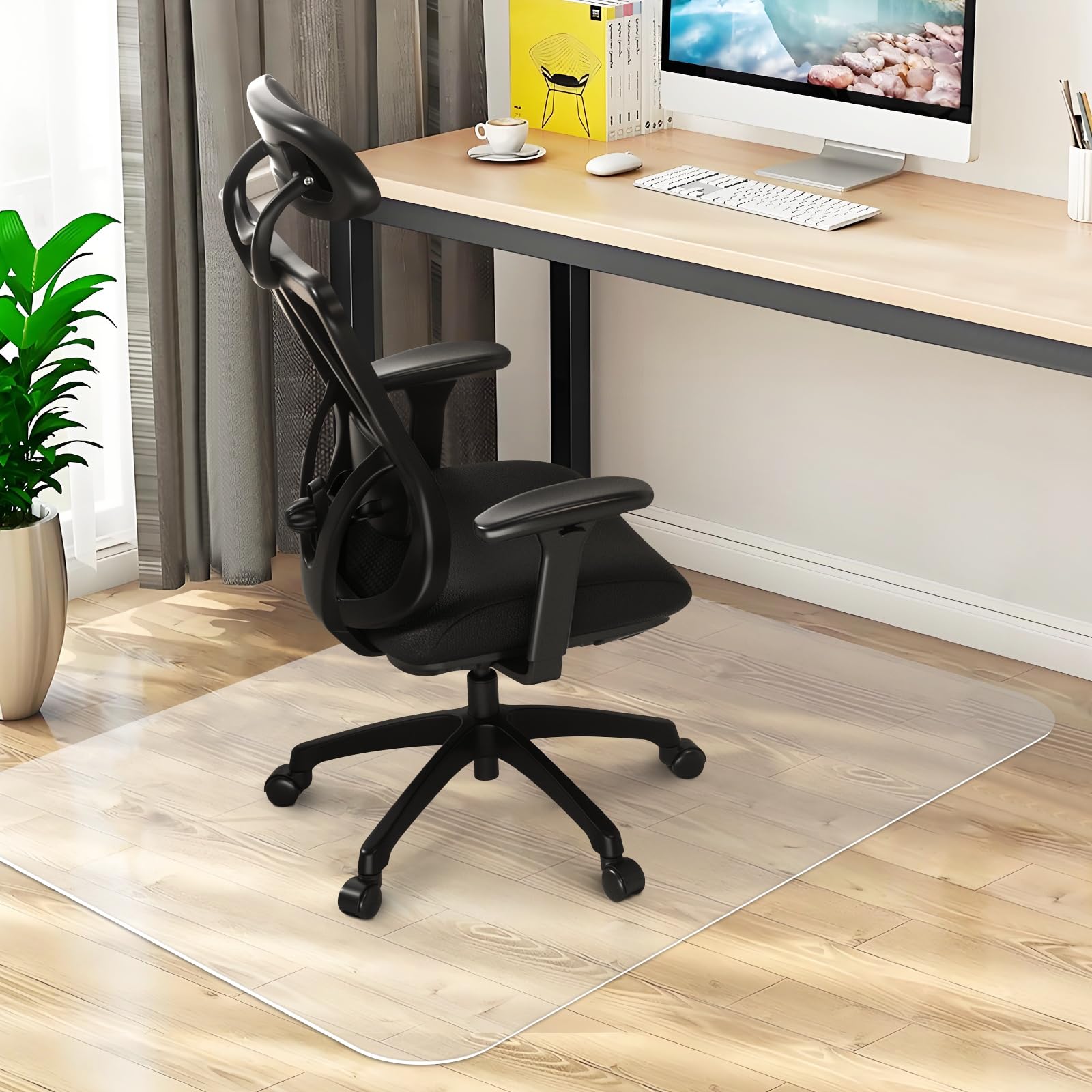 Chair Mat For Hard Floors, Computer Gaming Rolling Desk Chair Mat For Tile Floor, Small Floor Protection Mats For Home And Offic