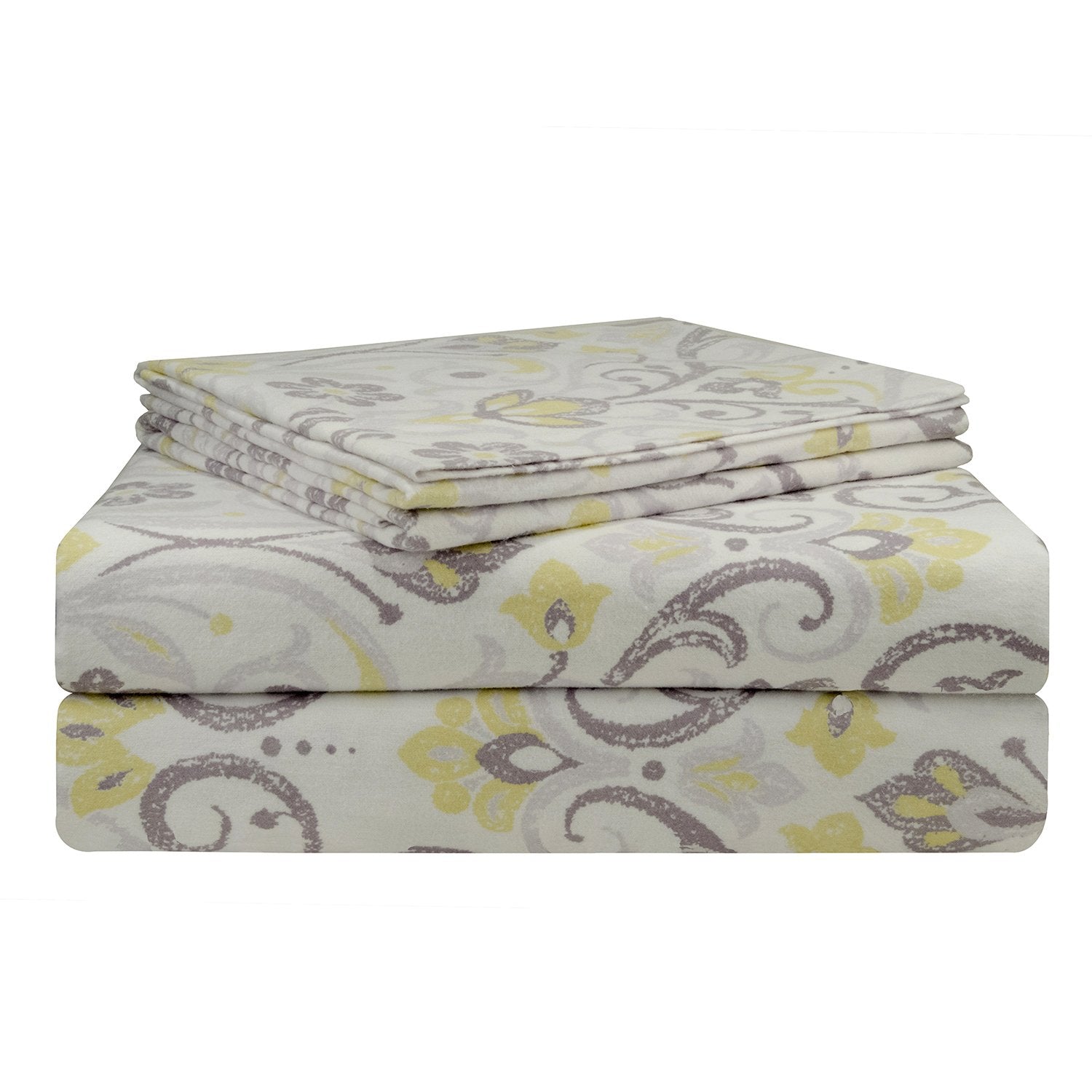 Pointehaven 200 Gsm Flannel Sheet Set, Full, Meadow