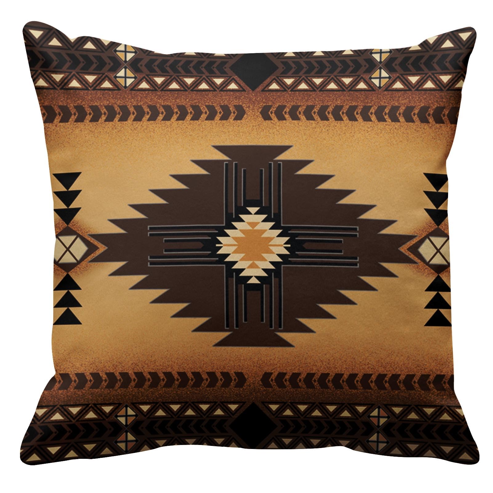 Emvency Throw Pillow Cover Santa Fe Creams South Western Decorative Pillow Case Home Decor Square 20 X 20 Inch Pillowcase