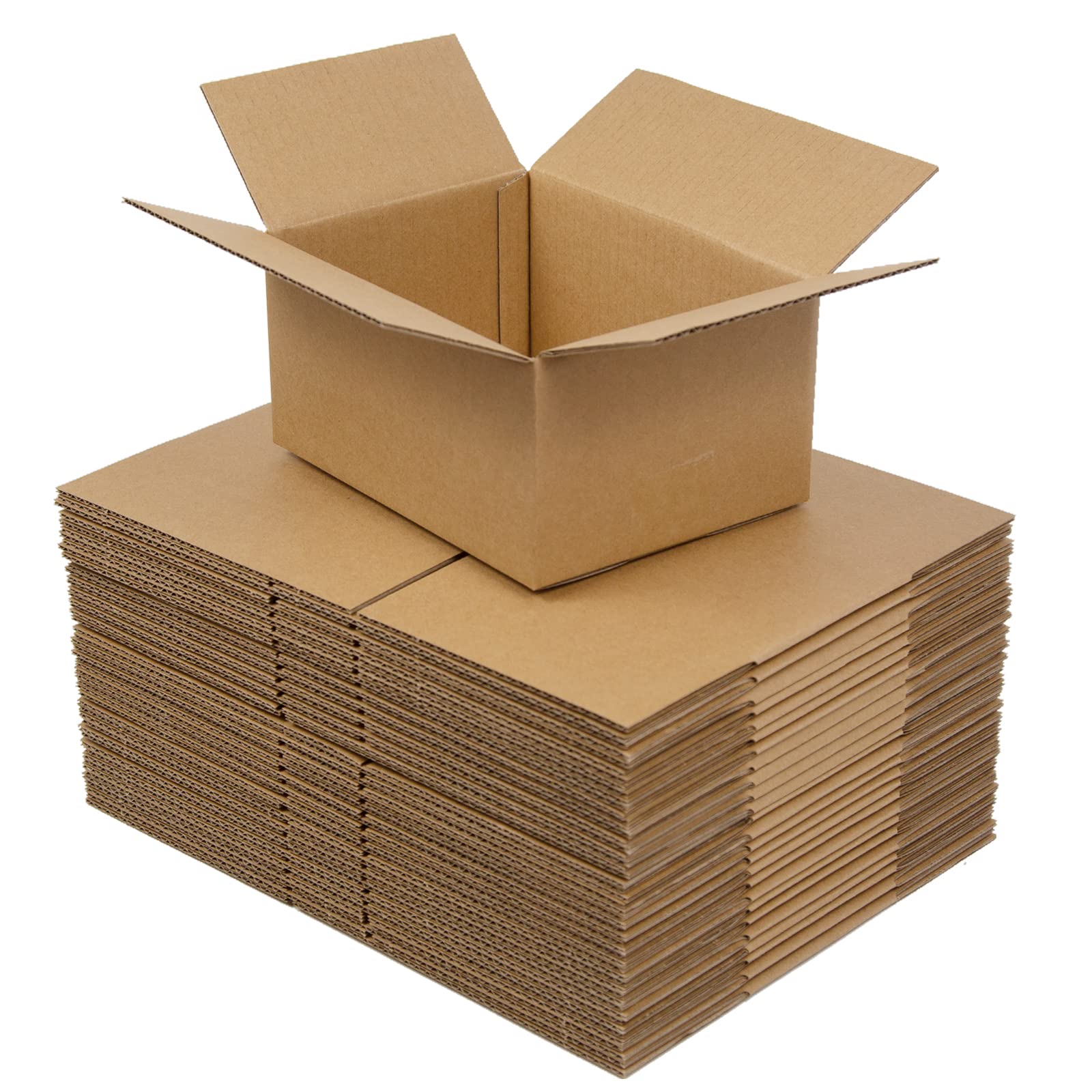 Sunlph Shipping Boxes 8X6X4 Inches Small Corrugated Cardboard Boxes, 25 Pack
