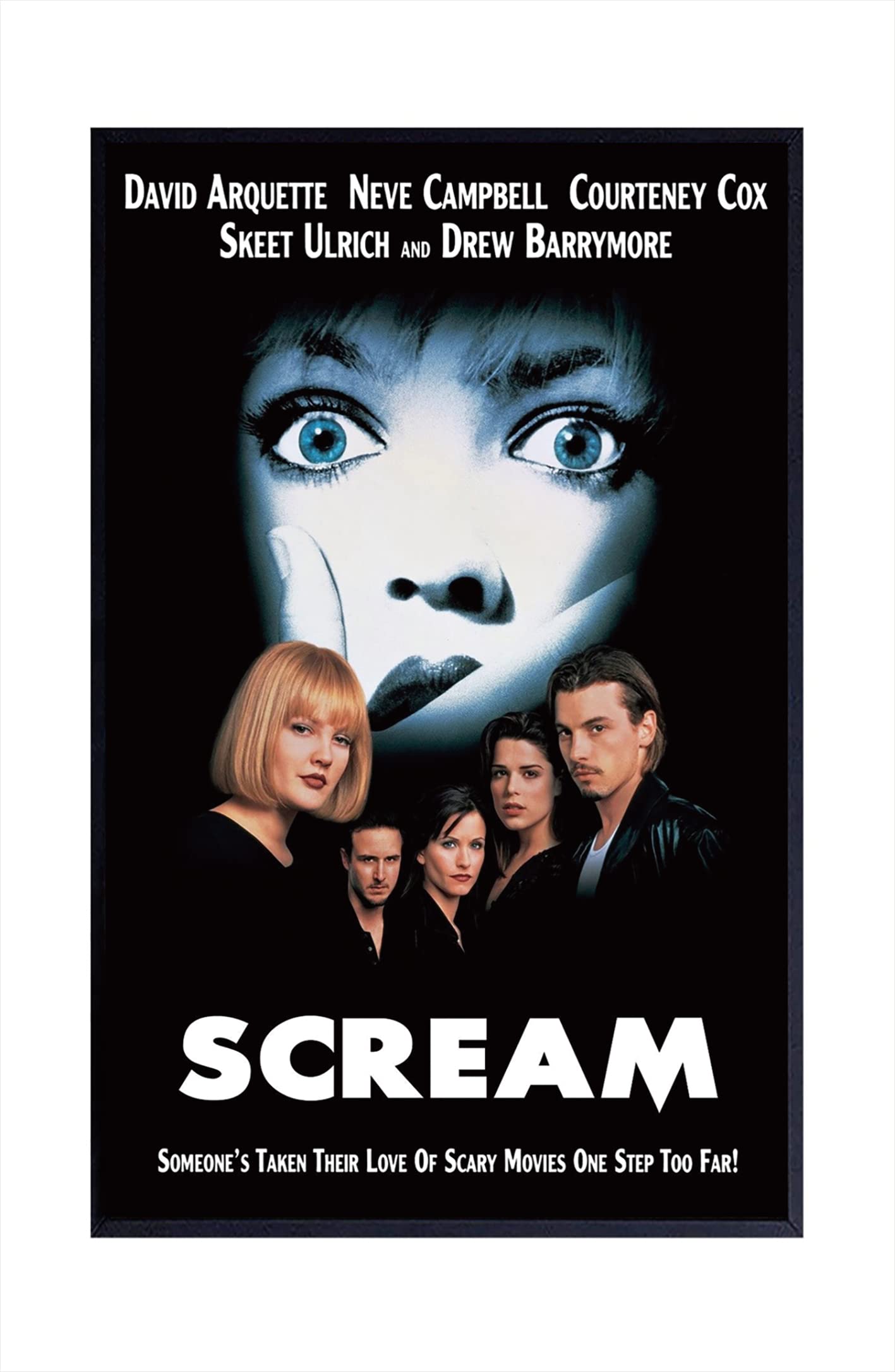 FatCat Wall Graphics Scream - 1996 Movie Poster Frameless Gift 12 x 18 inch(30cm x 46cm)-LT-071