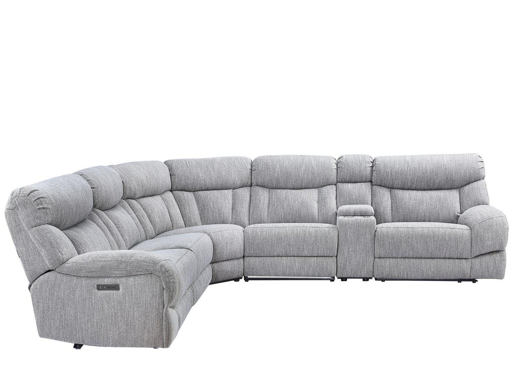 Steve Silver Park City Gray 6-Piece Dual-Power Reclining Sectional AR70172-6PC