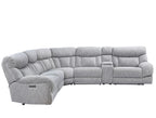 Steve Silver Park City Gray 6-Piece Dual-Power Reclining Sectional AR70172-6PC