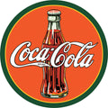 Signs 4 Fun SRC53 Coke Bottle Round Sign, Orange