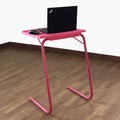 TABLE MAGIC  Laptop Table mat Finish, Lapdesk, Multipurpose Table, Utility Table, Height Adjustable Table, Work at Home Table, 