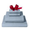 Mellanni Twin Sheet Set - 4-Piece Iconic Collection Bedding, (Including 2 Pillowcases), 16-Inch Deep Pocket, Easy Care, Extra Soft, Cooling Sheets, Brushed Microfiber - Blue Hydrangea