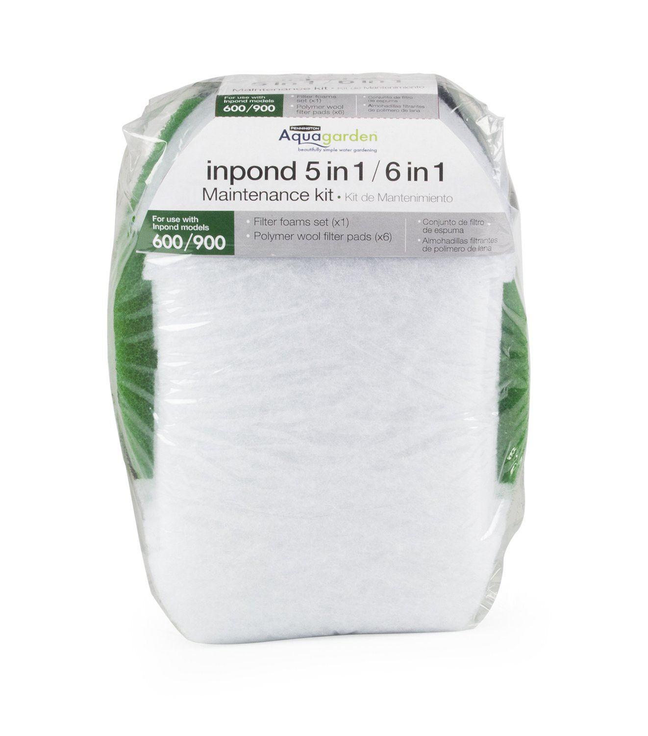 Pennington Aquagarden , Pond Filter For Ponds , Foam Filter Set , Polymer Wool Filter Pads , Pond Maintenance Kit , Suitable For