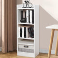 About Space Book Shelf For Home  3 Tier Cube Book Shelves, Engineered Wood Open Book Rack For Study Room, Book Organizer Stand 