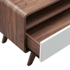 Modway Transmit Entertainment-Stands, 60 Inch, Walnut White