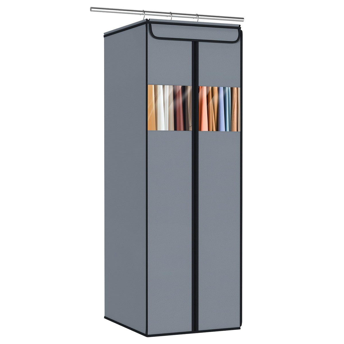 Zilink Garment Bags for Hanging Clothes Garment Covers 54 in, Grey